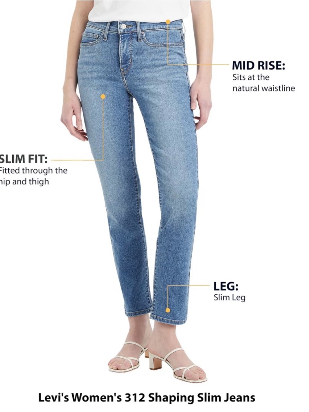 Levi's 312 Shaping Slim Denim Jeans
